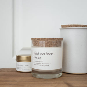 Wild Vetiver + Suede by Luminary Classics