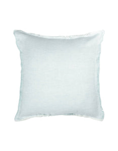 Light Aqua Soft Linen Pillow - 20x20”