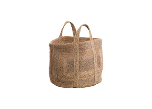 Braided Hemp Storage Basket - Natural