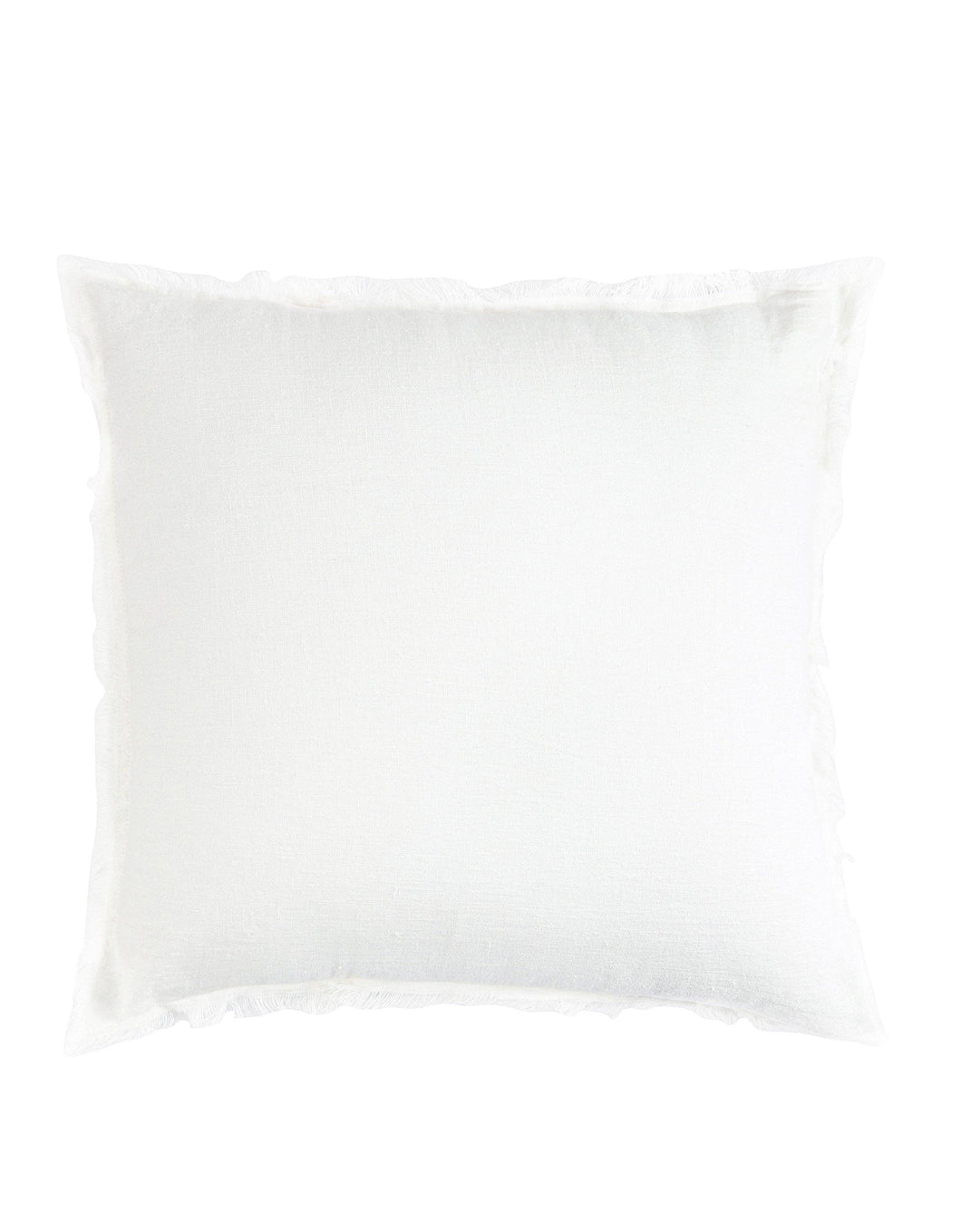 Bright White So Soft Linen Pillow-26x26”