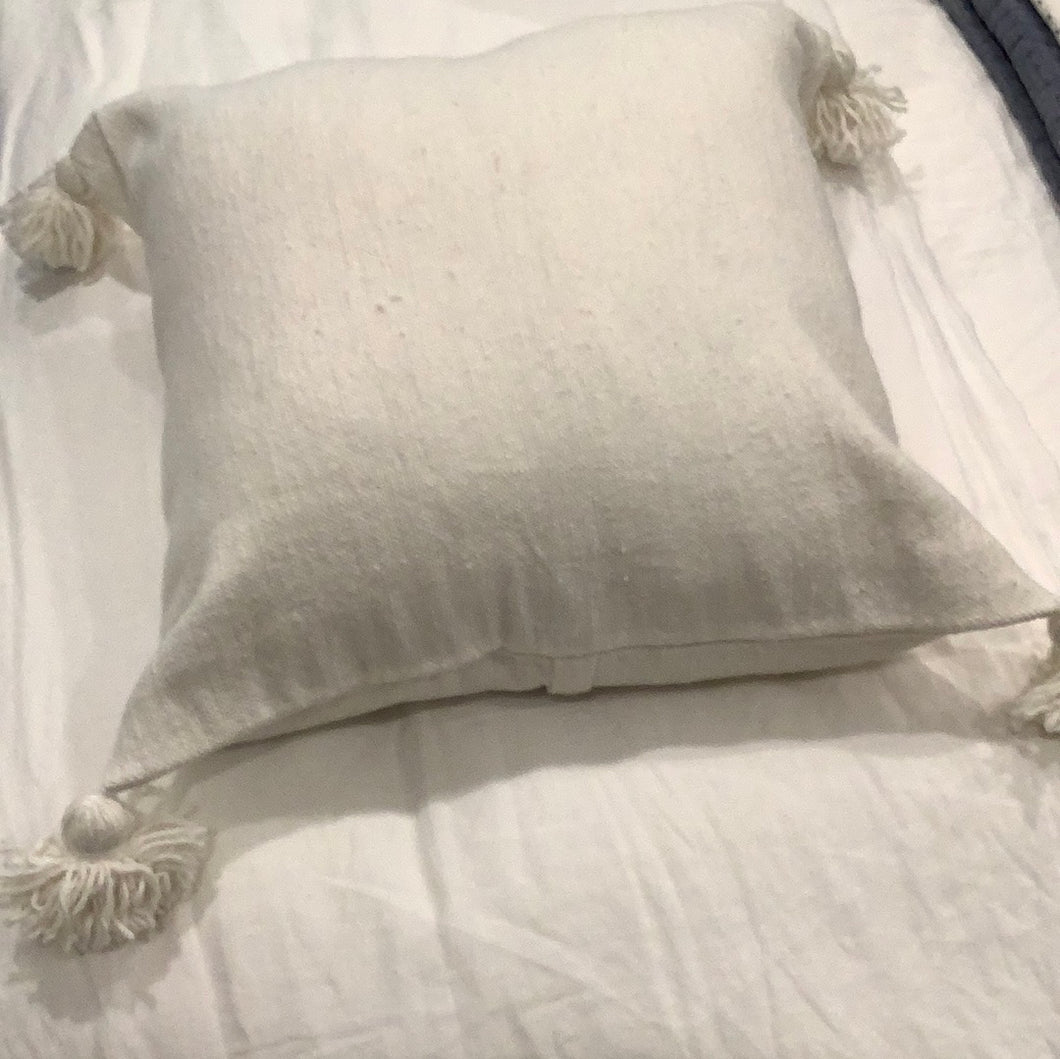 Moroccan Pom Pom Pillow