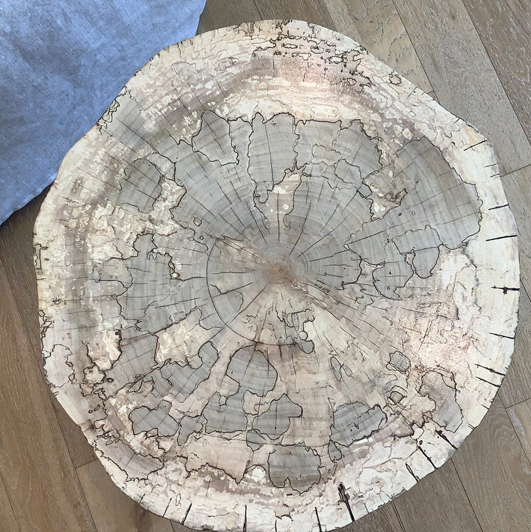 Spalted Maple Occasional Table by Artist Mike Berry