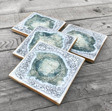 Load image into Gallery viewer, Dock 6 Coasters with Glass