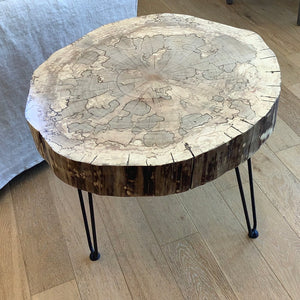 Spalted Maple Occasional Table by Artist Mike Berry