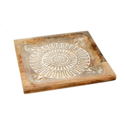 Mandala Wooden Tray Indaba