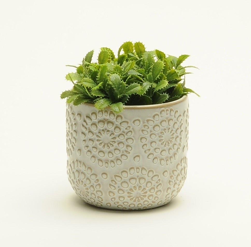 3716 - Medium Embossed Pot