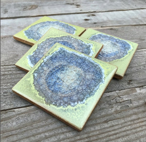 Dock 6 Coasters with Glass