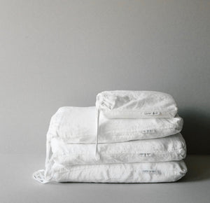 Set Lastlight 100% Linen Duvet, Flat/Fitted Sheets/Pillowcases