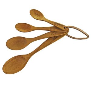 Teak Oval Measuring Spoons